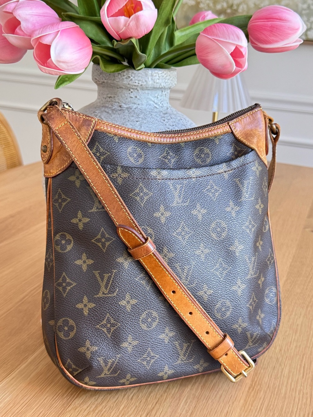 ✅AUTHENTIC✅LOUIS VUITTON ODEON MM BAG - Picture 11 of 11